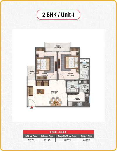 2BHK Unit1