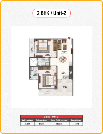 2BHK Unit2