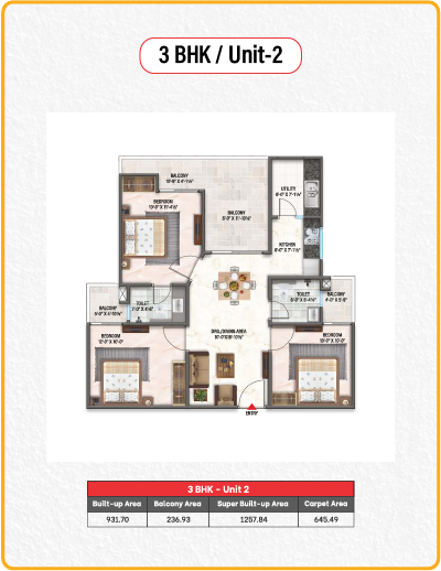 3BHK unit2